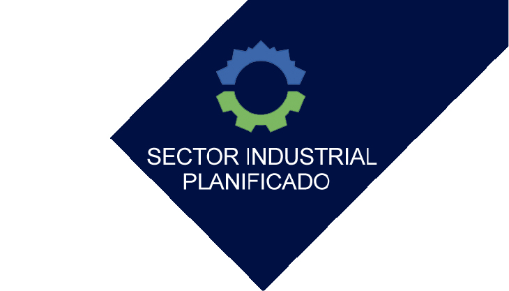 logo sector industrial planificado